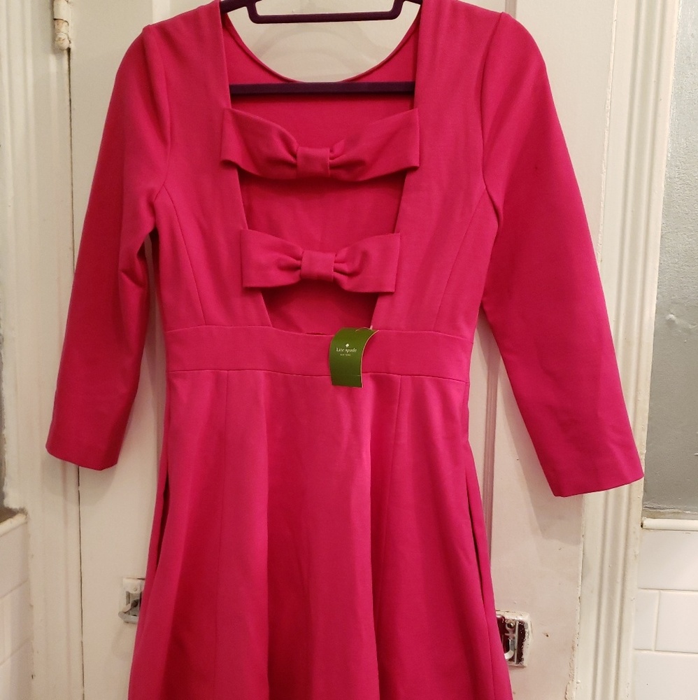 Gorgeous KATE SPADE PINK BOW DRESS